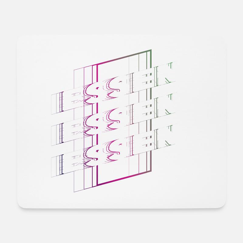 Essen Deutschland Stadt Schrift Skyline Heimat - Mousepad (Querformat) - Weiß