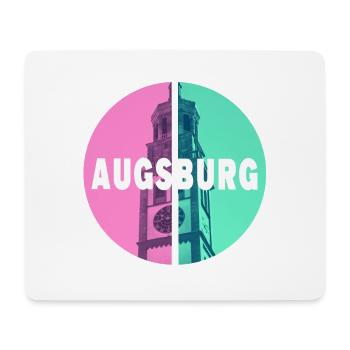 Augsburg Deutschland Stadt Skyline Heimat Liebe - Mousepad (Querformat) - Weiß - Vorne
