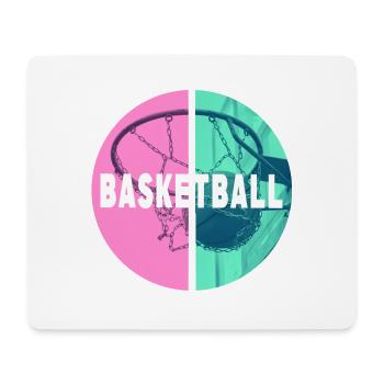 Basketball Basketball Player Basket Dunking Sport Player - Mouse Pad (horizontal) - white - Front