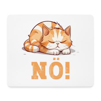 Nope Just Nope No No Cat Cat Funny Saying - Mouse Pad (horizontal) - white - Front