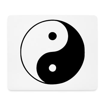 Yin Yang un beau symbole un super cadeau - Tapis de souris (format paysage) - blanc - Devant