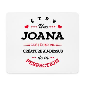 JOANA PARFAITE - NOM JOANA - Tapis de souris (format paysage) - blanc - Devant