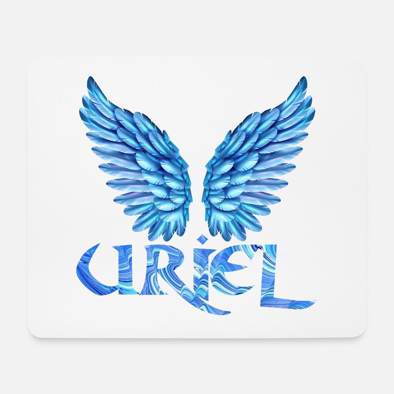 archangel uriel e 80 - Mouse Pad (horizontal) - white