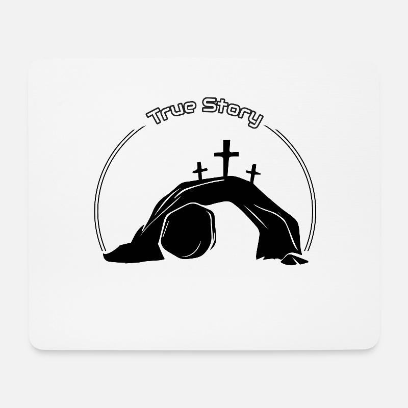 True Story - Mouse Pad (horizontal) - white