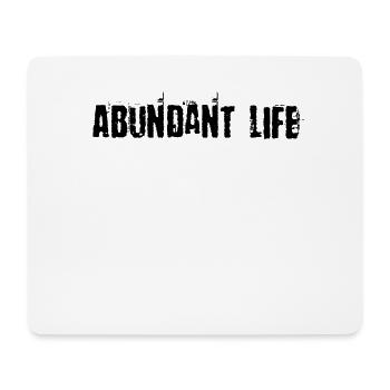 Leben im Überfluss - Mousepad (Querformat) - Weiß - Vorne
