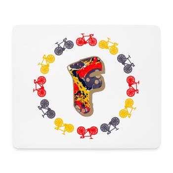 fahrrad e 202 f - Mousepad (Querformat) - Weiß - Vorne