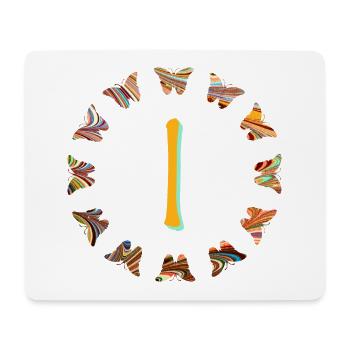 schmetterlinge e 56 i - Mousepad (Querformat) - Weiß - Vorne