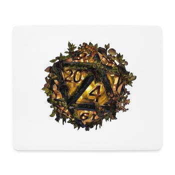 Enchanted Vines Dice - Mouse Pad (horizontal) - white - Front