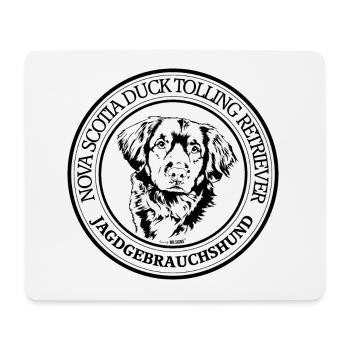 NOVA SCOTIA DUCK TOLLING RETRIEVER Jagdhunde Jäger - Mousepad (Querformat) - Weiß - Vorne
