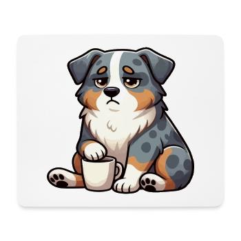 Australian Shepherd Aussie Aussiebesitzer Aussies - Mousepad (Querformat) - Weiß - Vorne