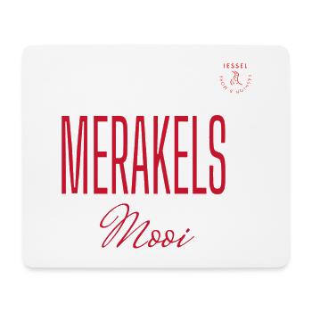 Merakels schön – Twente- und Sallands-Dialekt - Mousepad (Querformat) - Weiß - Vorne