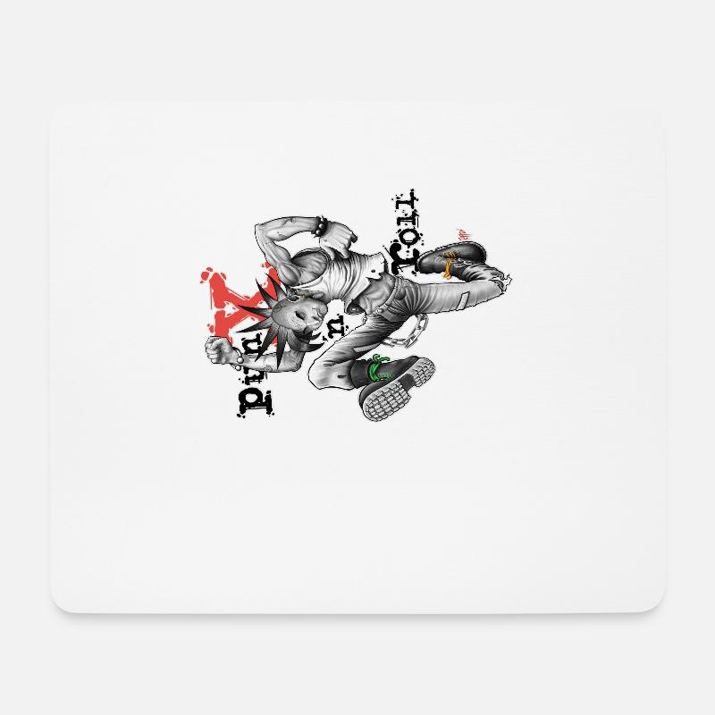 Punk 'n' Roll - v1 - Mousepad (Querformat) - Weiß