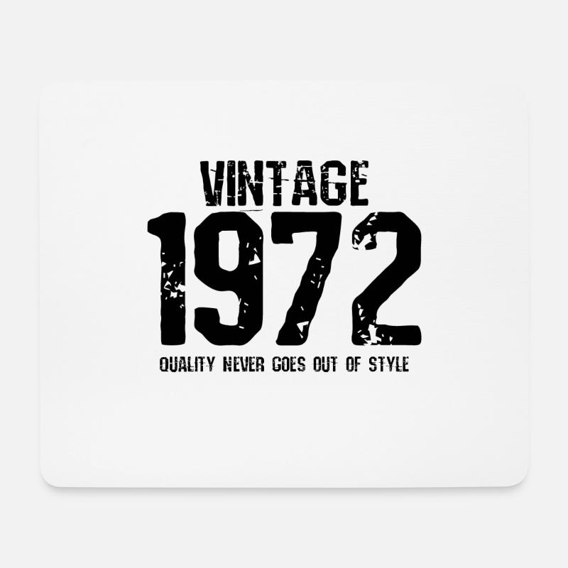 1972 - Mousepad (Querformat) - Weiß