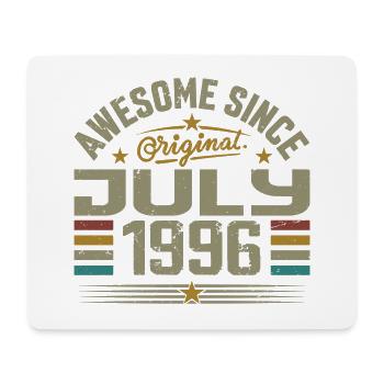 Built in July 1996 | Gift July 1996 - Mouse Pad (horizontal) - white - Front