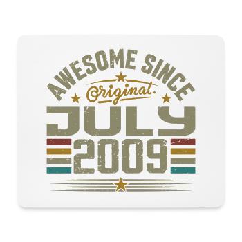 Built in July 2009 | Gift July 2009 - Mouse Pad (horizontal) - white - Front