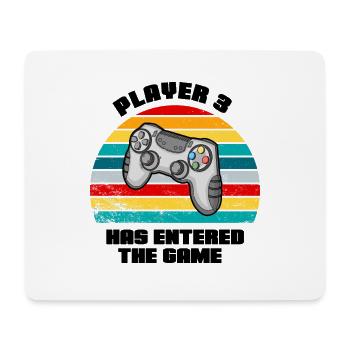Player 3 has entered the game - Mouse Pad (horizontal) - white - Front