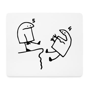 5 ans Idée Cadeau Humour Anniversaire 5 ans - Tapis de souris (format paysage) - blanc - Devant