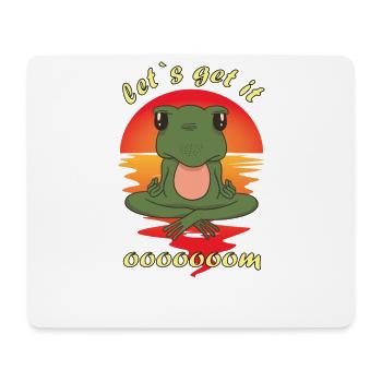 Yoga Frog Meditation Pilates For Animal Lovers - Mouse Pad (horizontal) - white - Front