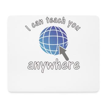 Teacher Virtual Teacher Webinar Learning - Mouse Pad (horizontal) - white - Front
