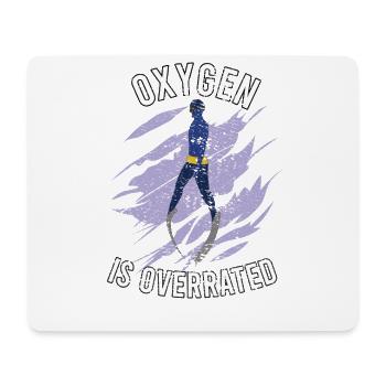 Plongée en apnée freediving pour les apnéistes - Tapis de souris (format paysage) - blanc - Devant
