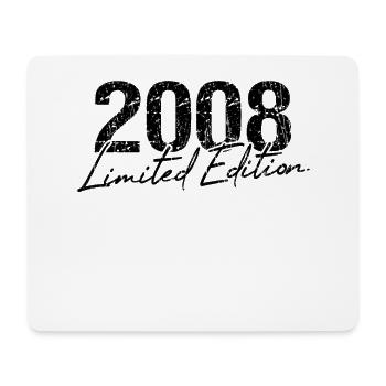 Geburtstag 2008 Limited Edition Geschenk Used Cool - Mousepad (Querformat) - Weiß - Vorne