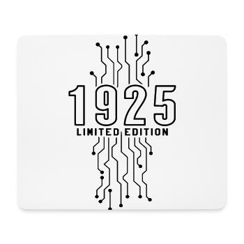 Geburtstag 1925 Gaming Limited Edition Gamer - Mousepad (Querformat) - Weiß - Vorne