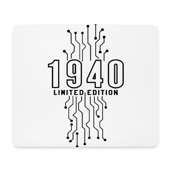 Anniversaire 1940 Gaming Limited Edition Gamer - Tapis de souris (format paysage) - blanc - Devant