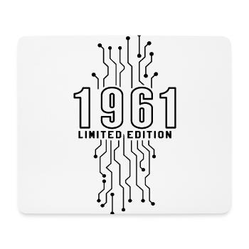 Anniversaire 1961 Gaming Limited Edition Gamer - Tapis de souris (format paysage) - blanc - Devant