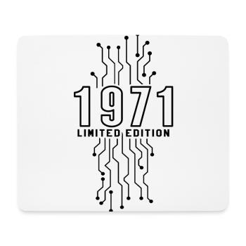 Anniversaire 1971 Gaming Limited Edition Gamer - Tapis de souris (format paysage) - blanc - Devant
