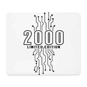 Birthday 2000 Gaming Limited Edition Gamer - Tapis de souris (format paysage) - blanc - Devant