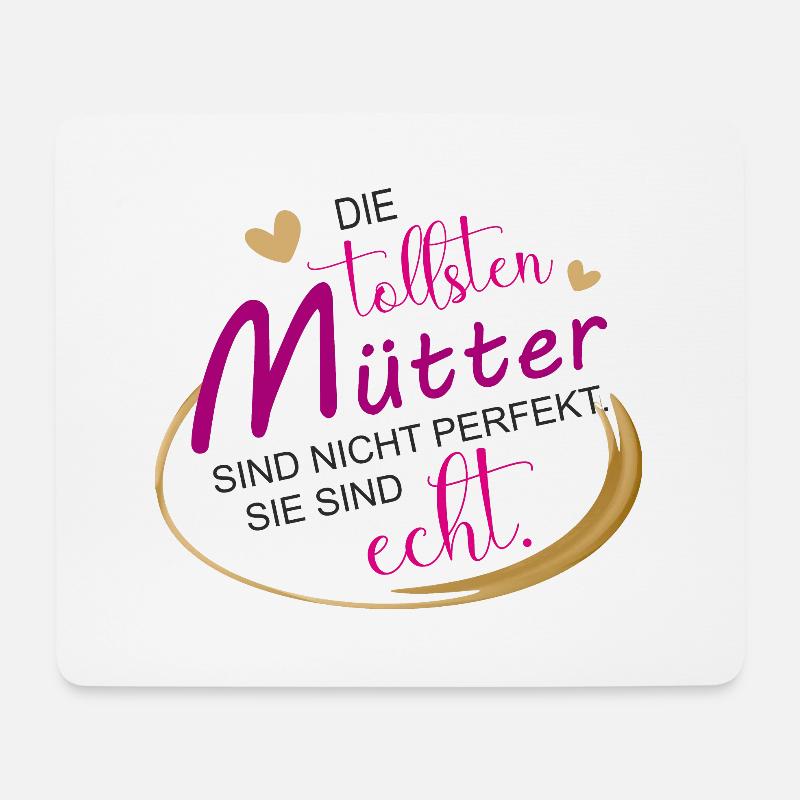 Tollste Mutter Mama Mütter Valentinstag - Mousepad (Querformat) - Weiß