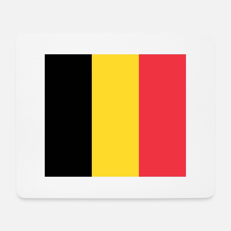 Belgien - Mousepad (Querformat) - Weiß
