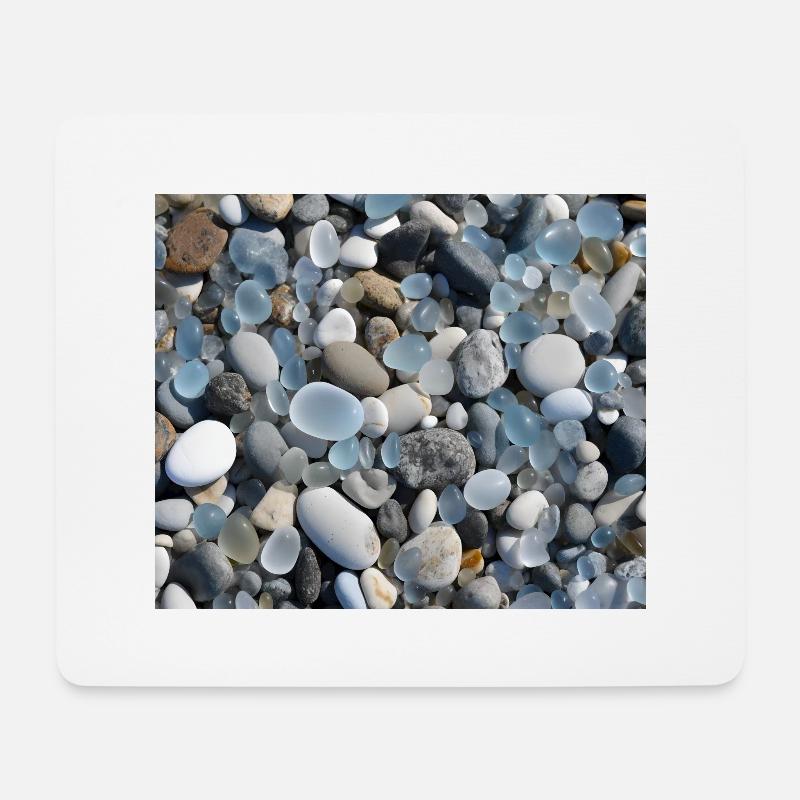 Pebble Mouse Pad 2 - Tapis de souris (format paysage) - blanc