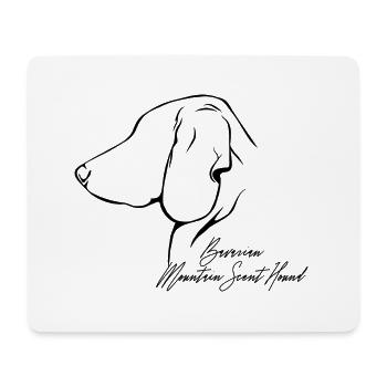BAVARIAN MOUNTAIN SCENT HOUND Profil Chiens Chien - Tapis de souris (format paysage) - blanc - Devant