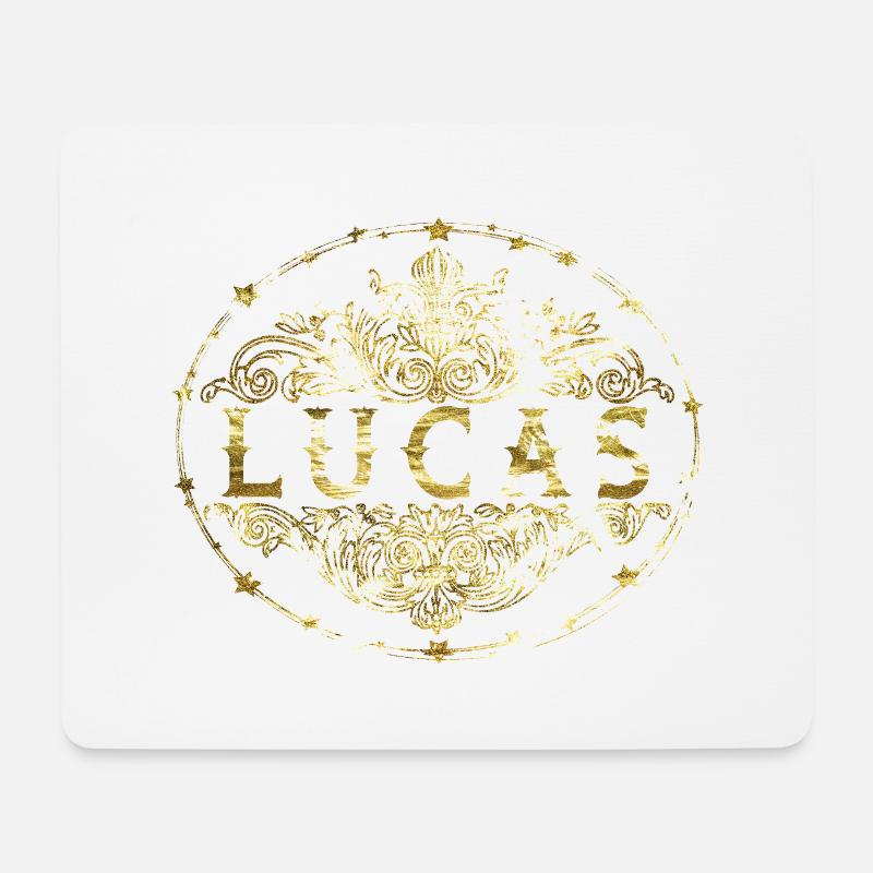 Lucas - Mousepad (Querformat) - Weiß