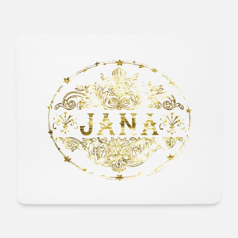 Jana - Mousepad (Querformat) - Weiß