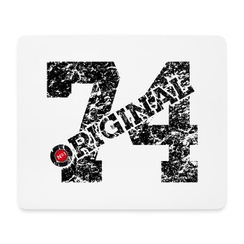 52ND BIRTHDAY 52 YEARS ORIGINAL 1974 - Mouse Pad (horizontal) - white - Front