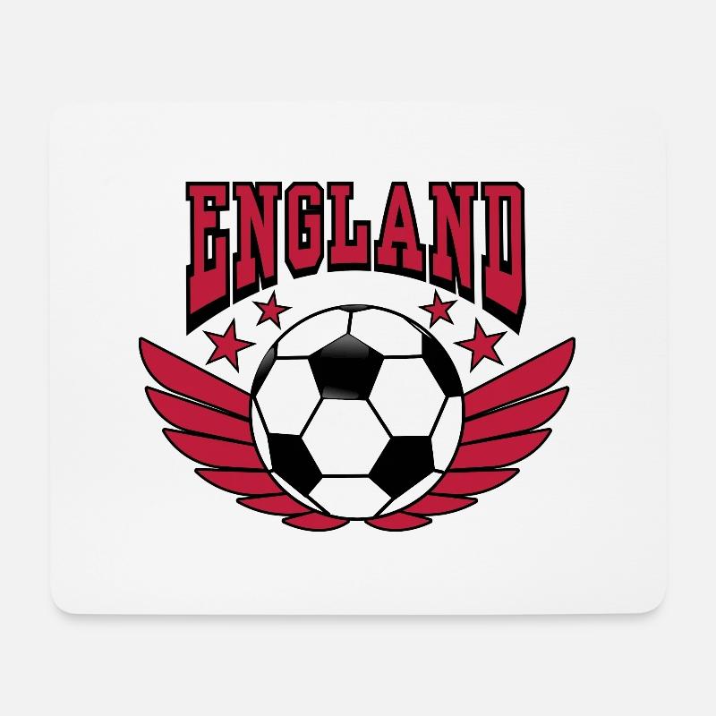 Fußball England Soccer Retro College Look Style - Mousepad (Querformat) - Weiß