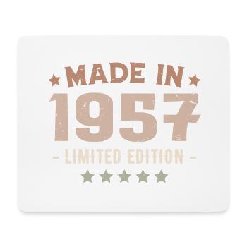 Made in 1957 Anniversary Gift 1957 Vintage 1957 - Mouse Pad (horizontal) - white - Front