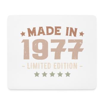 Made in 1977 Birthday Gift 1977 Vintage 1977 - Mouse Pad (horizontal) - white - Front