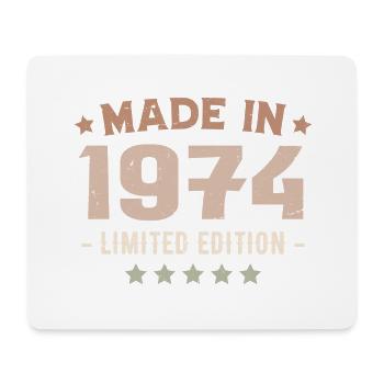 Made in 1974 Anniversary Gift 1974 Vintage 1974 - Mouse Pad (horizontal) - white - Front
