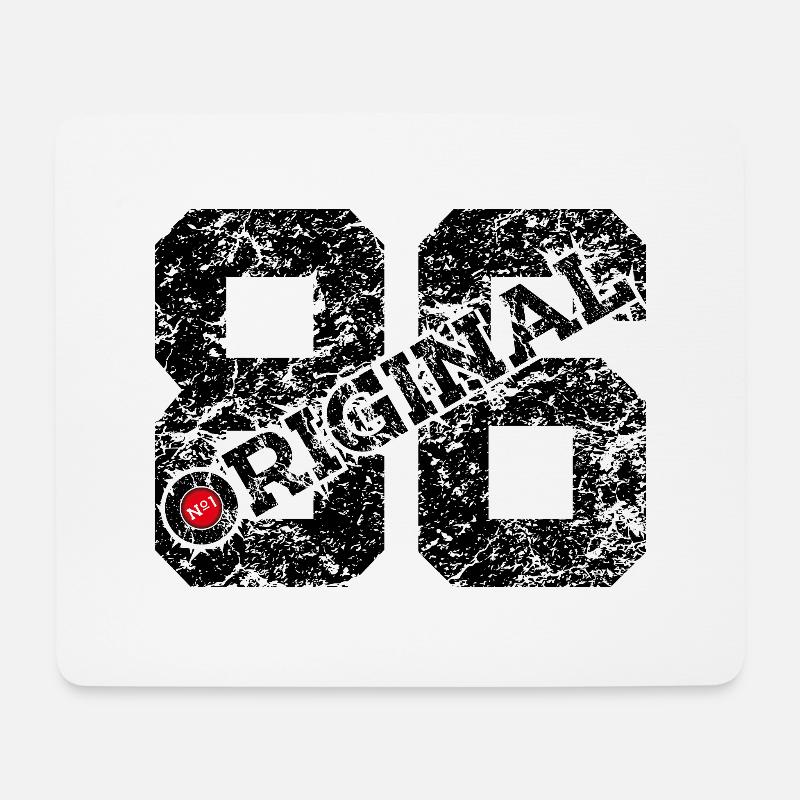 40. GEBURTSTAG 40 JAHRE ORIGINAL 1986 - Mousepad (Querformat) - Weiß