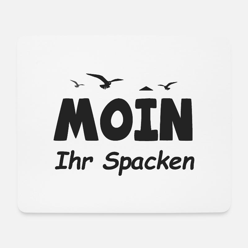 Moin5 - Mousepad (Querformat) - Weiß
