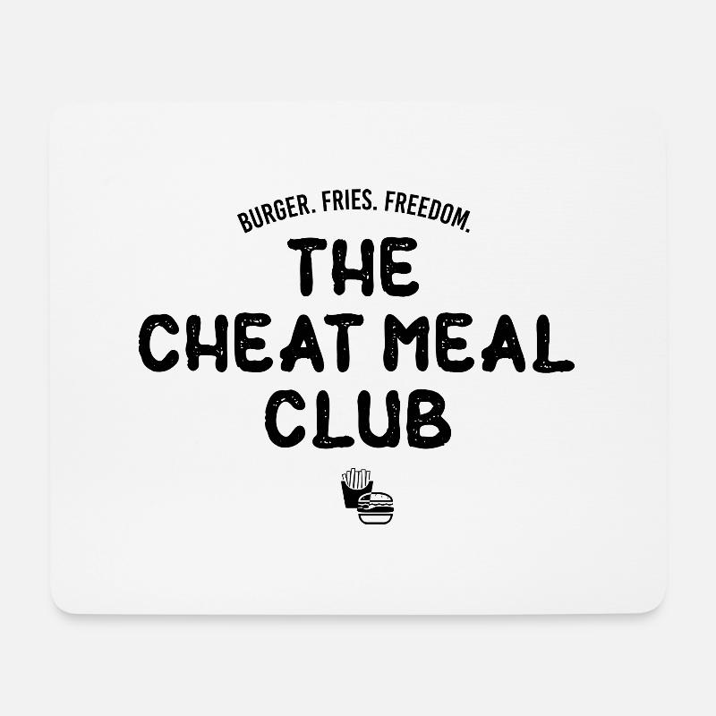 Le Cheat Meal Club - Burger. Frise. Liberté. - Tapis de souris (format paysage) - blanc