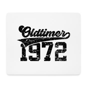 54E VOITURE DE COLLECTION ANNIVERSAIRE 1972 - Tapis de souris (format paysage) - blanc - Devant