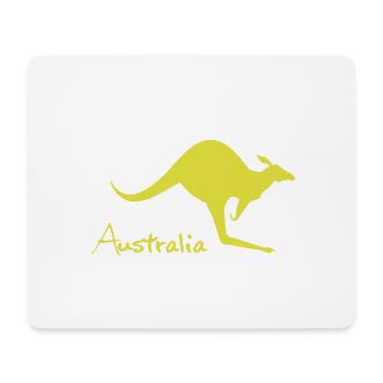 australia kangaroo - Australia kangaroo - Mouse Pad (horizontal) - white - Front