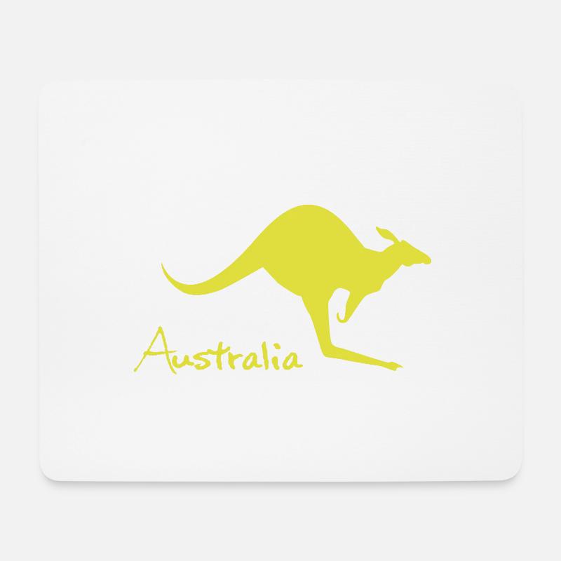australia kangaroo - Australia kangaroo - Mouse Pad (horizontal) - white