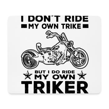 Trike - Mousepad (Querformat) - Weiß - Vorne