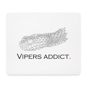Vipers addict - Tapis de souris (format paysage) - blanc - Devant