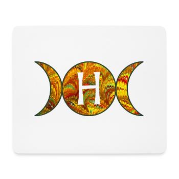 mondphasen e 38 h - Mousepad (Querformat) - Weiß - Vorne